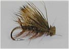 elk hair caddis brown fly